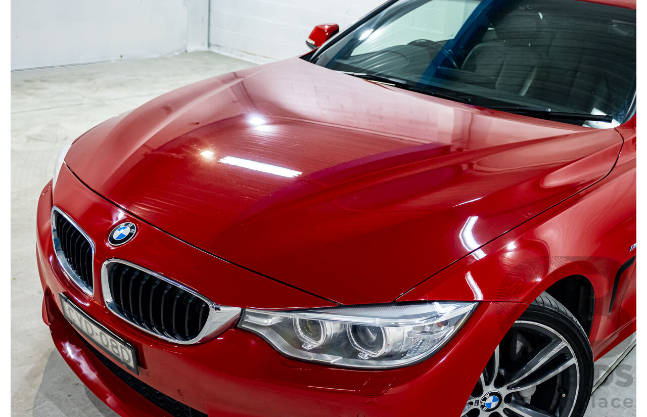 6/2015 BMW 435i F32 M-Sport Package MY15 2d Coupe Melbourne Red Turbo 3.0L