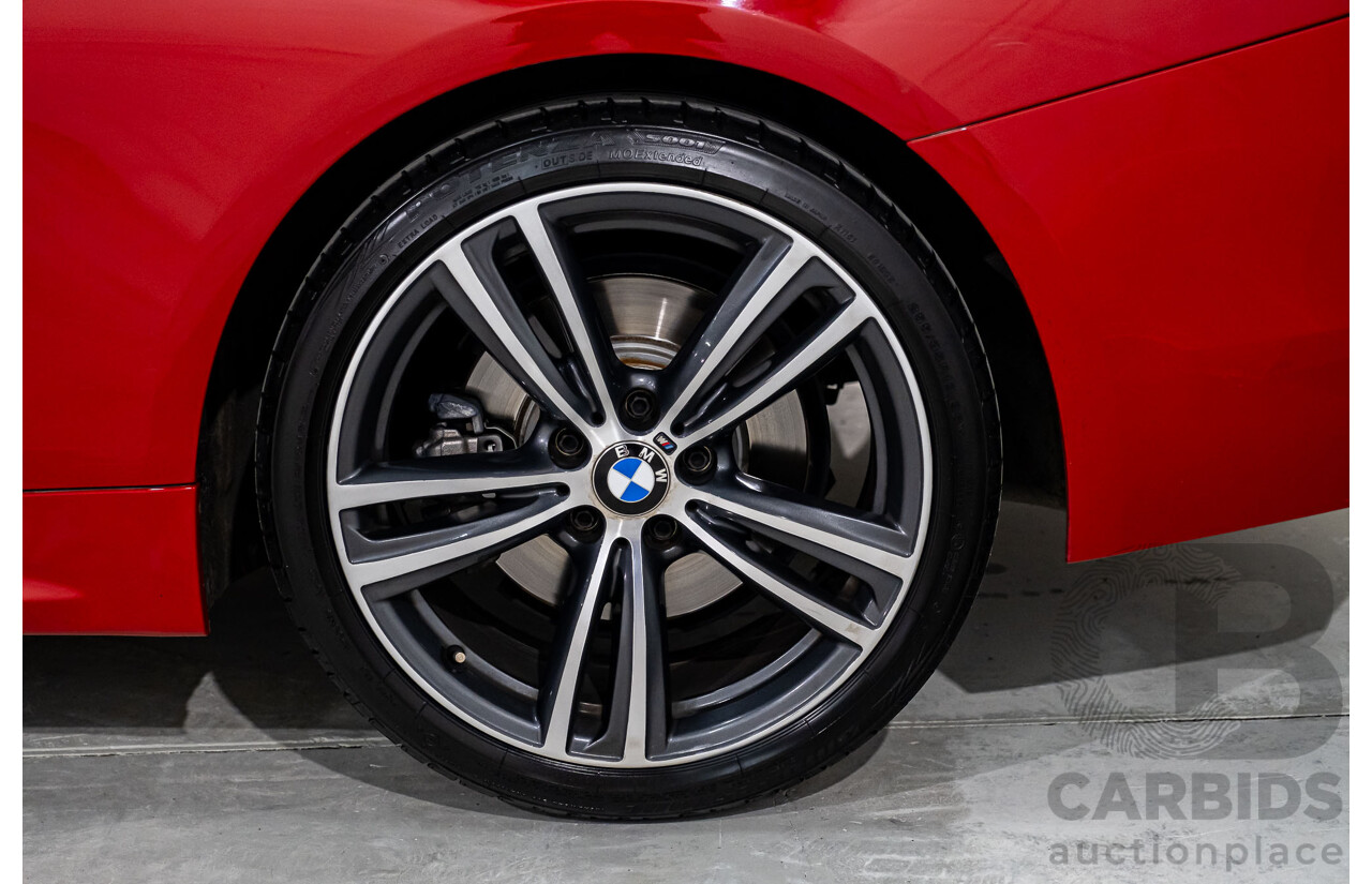 6/2015 BMW 435i F32 M-Sport Package MY15 2d Coupe Melbourne Red Turbo 3.0L