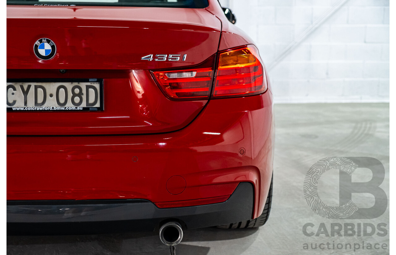 6/2015 BMW 435i F32 M-Sport Package MY15 2d Coupe Melbourne Red Turbo 3.0L