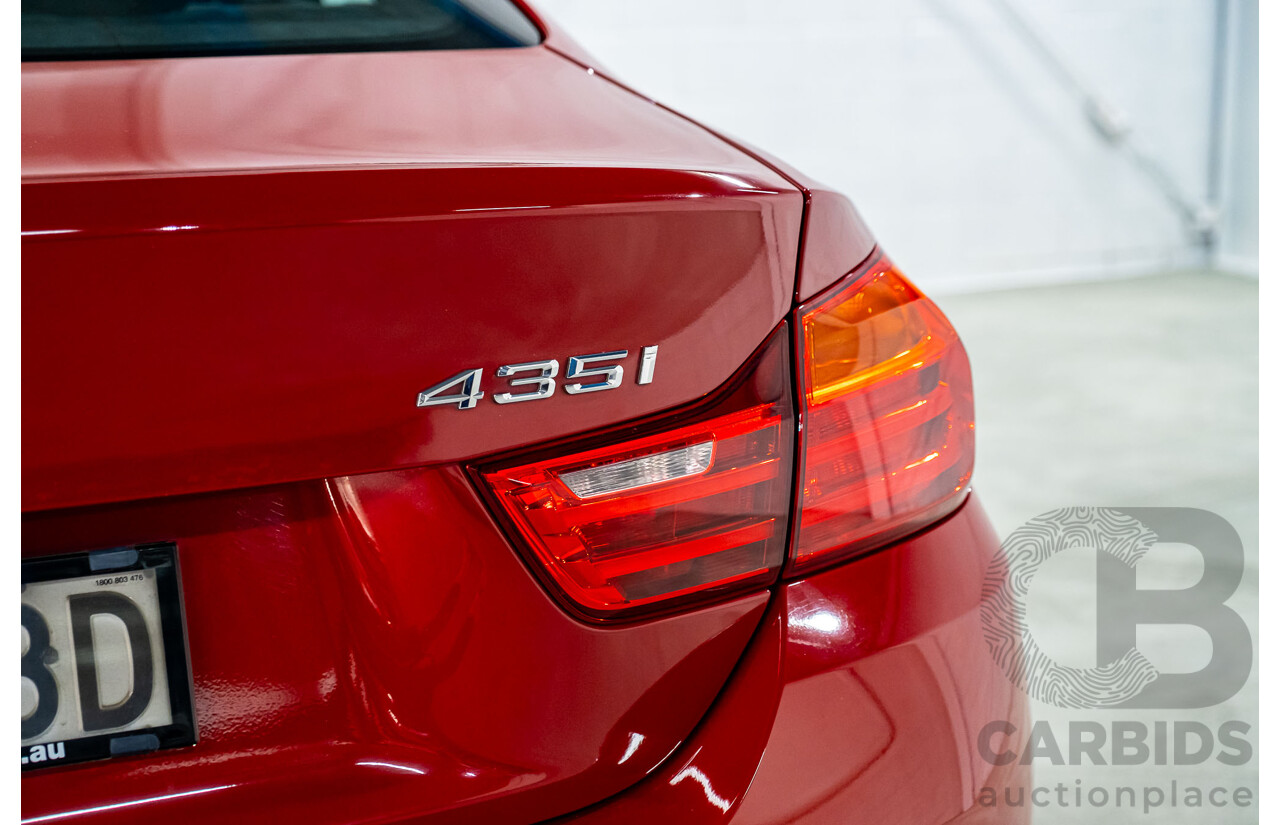 6/2015 BMW 435i F32 M-Sport Package MY15 2d Coupe Melbourne Red Turbo 3.0L