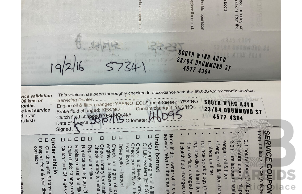 5/2011 Holden Cruze CD JH 4d Sedan White Turbo Diesel 2.0L