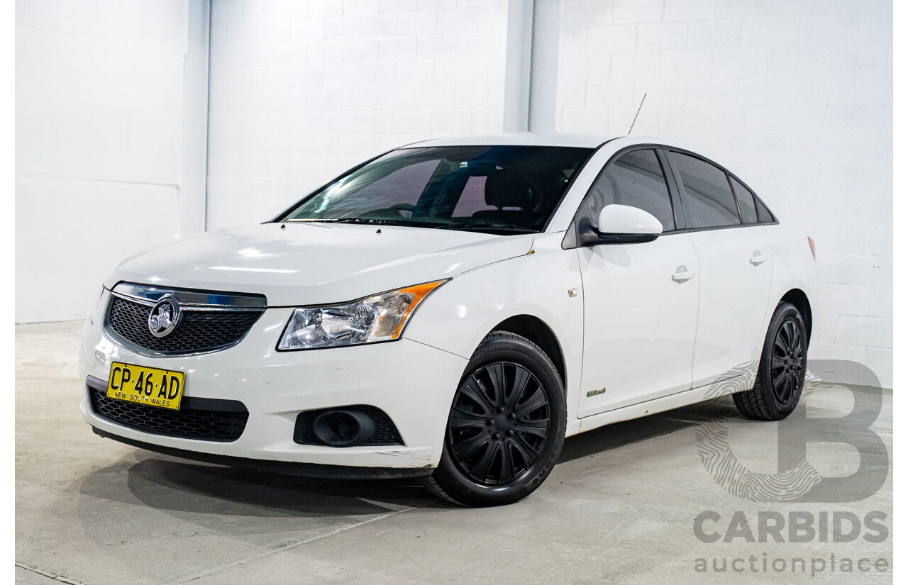 5/2011 Holden Cruze CD JH 4d Sedan White Turbo Diesel 2.0L