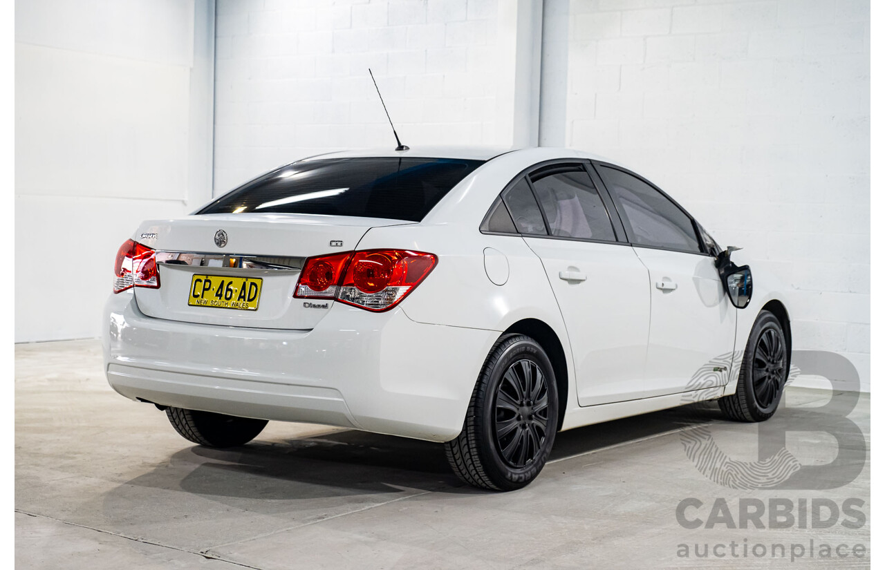 5/2011 Holden Cruze CD JH 4d Sedan White Turbo Diesel 2.0L