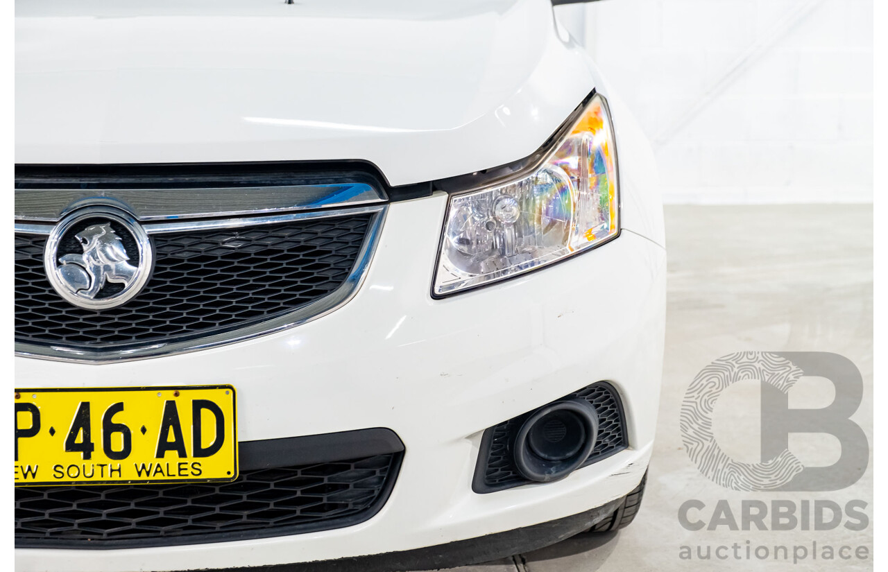 5/2011 Holden Cruze CD JH 4d Sedan White Turbo Diesel 2.0L