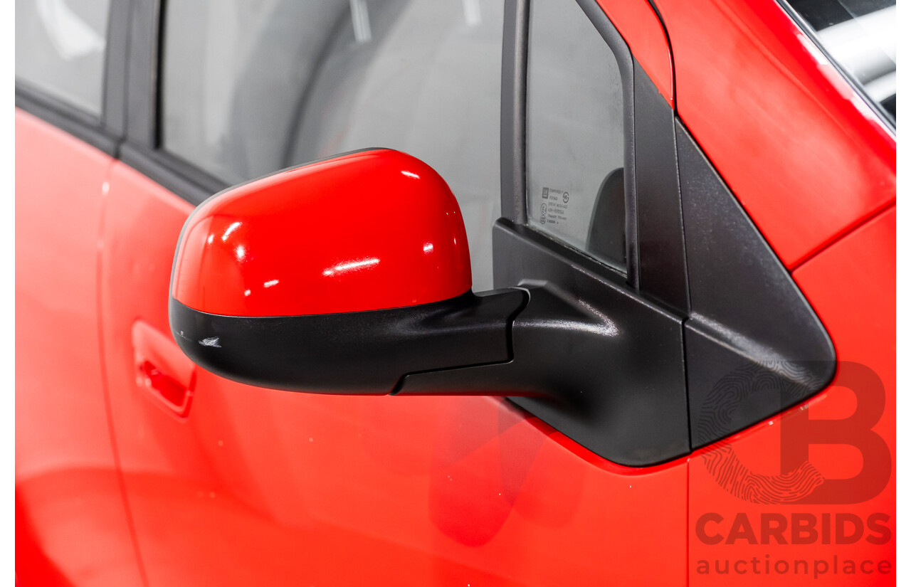 11/2010 Holden Barina Spark CD MJ 5d Hatchback Red 1.2L