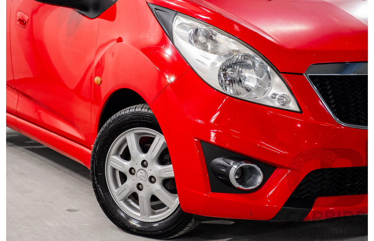 11/2010 Holden Barina Spark CD MJ 5d Hatchback Red 1.2L