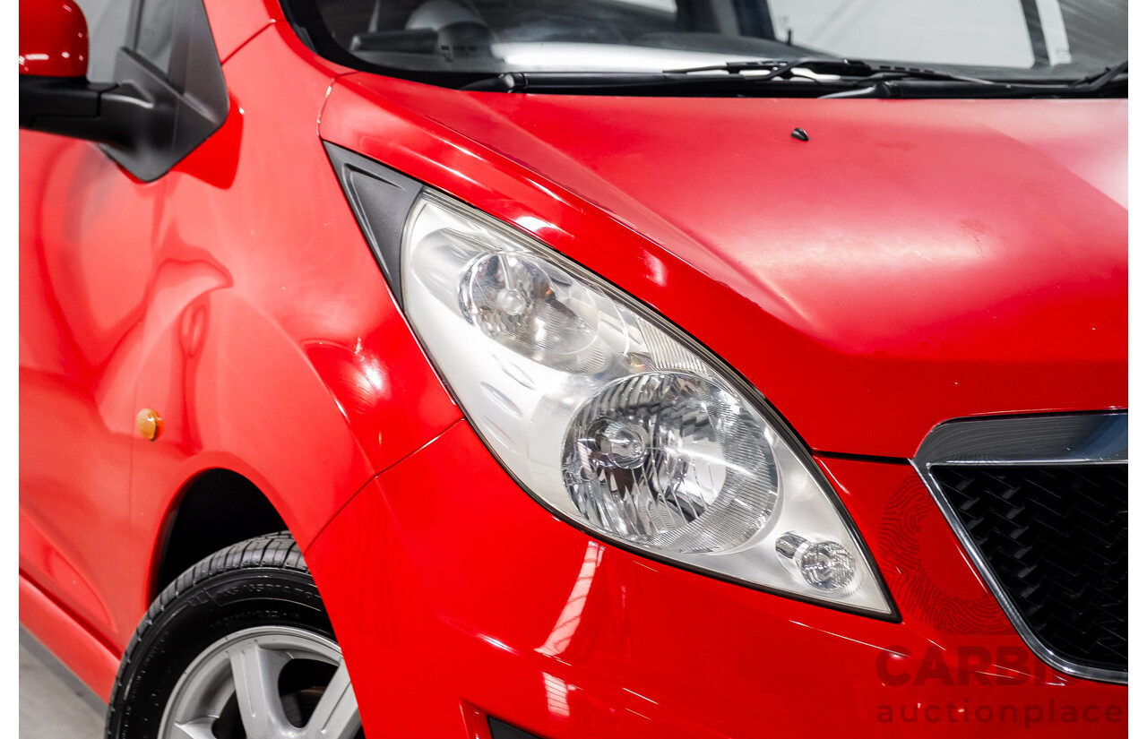 11/2010 Holden Barina Spark CD MJ 5d Hatchback Red 1.2L