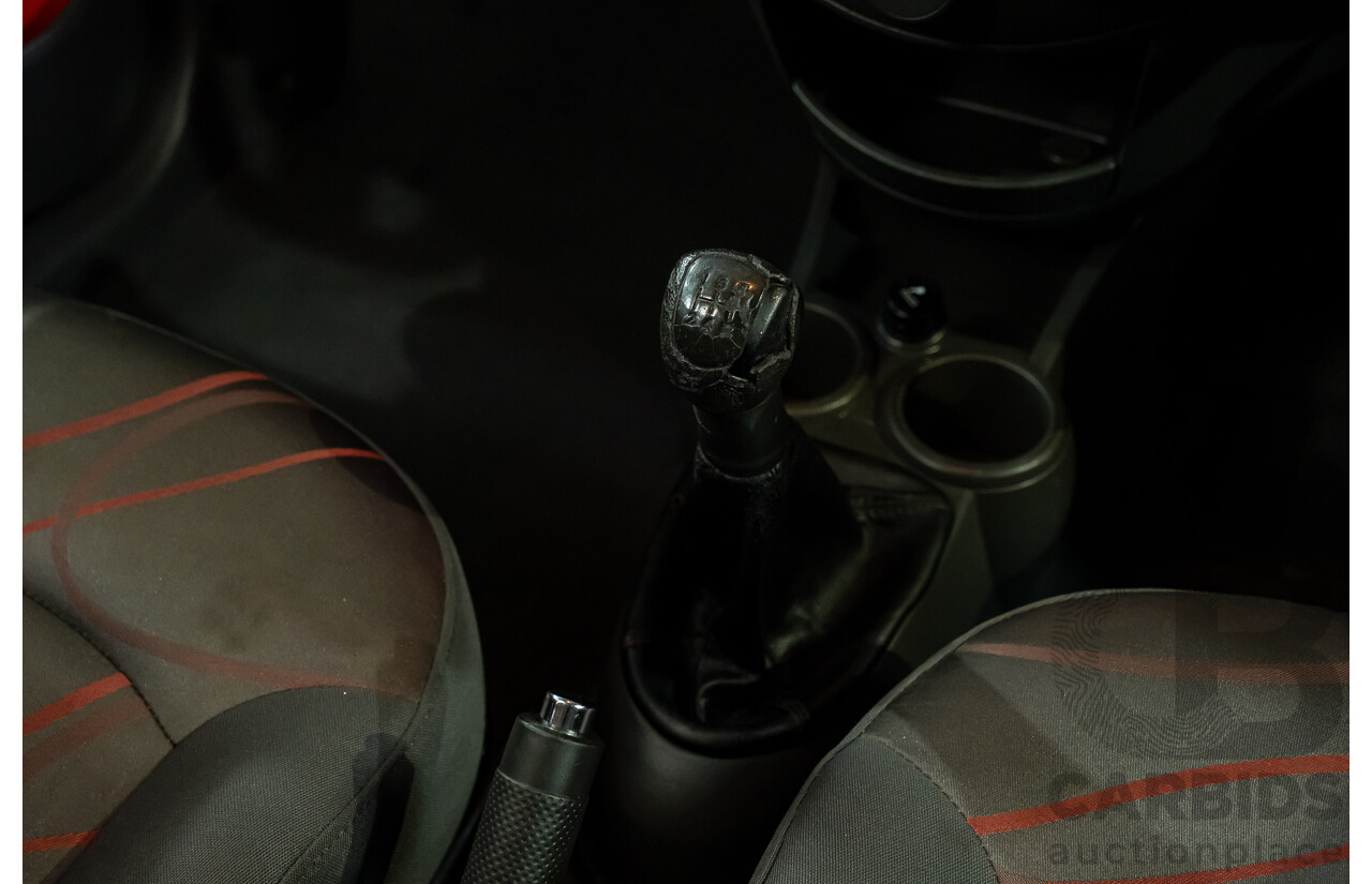 11/2010 Holden Barina Spark CD MJ 5d Hatchback Red 1.2L