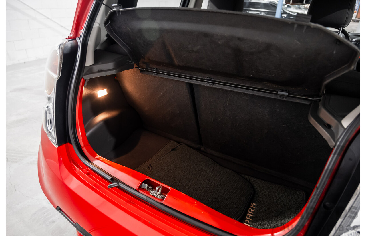 11/2010 Holden Barina Spark CD MJ 5d Hatchback Red 1.2L