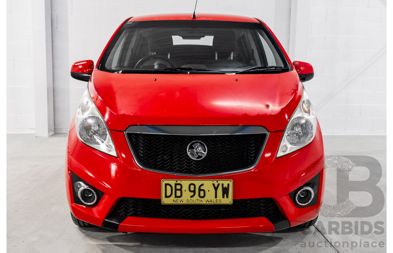 11/2010 Holden Barina Spark CD MJ 5d Hatchback Red 1.2L