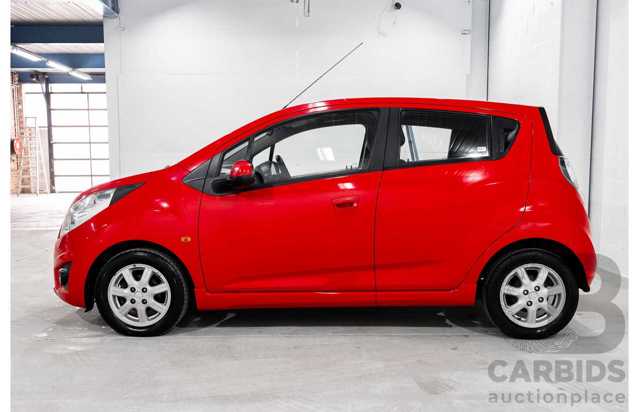 11/2010 Holden Barina Spark CD MJ 5d Hatchback Red 1.2L