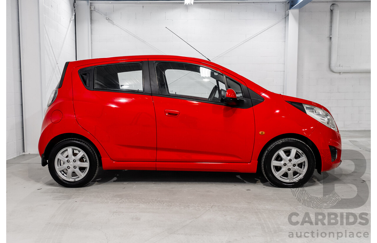 11/2010 Holden Barina Spark CD MJ 5d Hatchback Red 1.2L