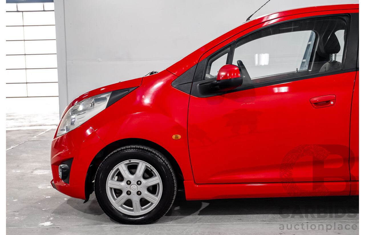 11/2010 Holden Barina Spark CD MJ 5d Hatchback Red 1.2L