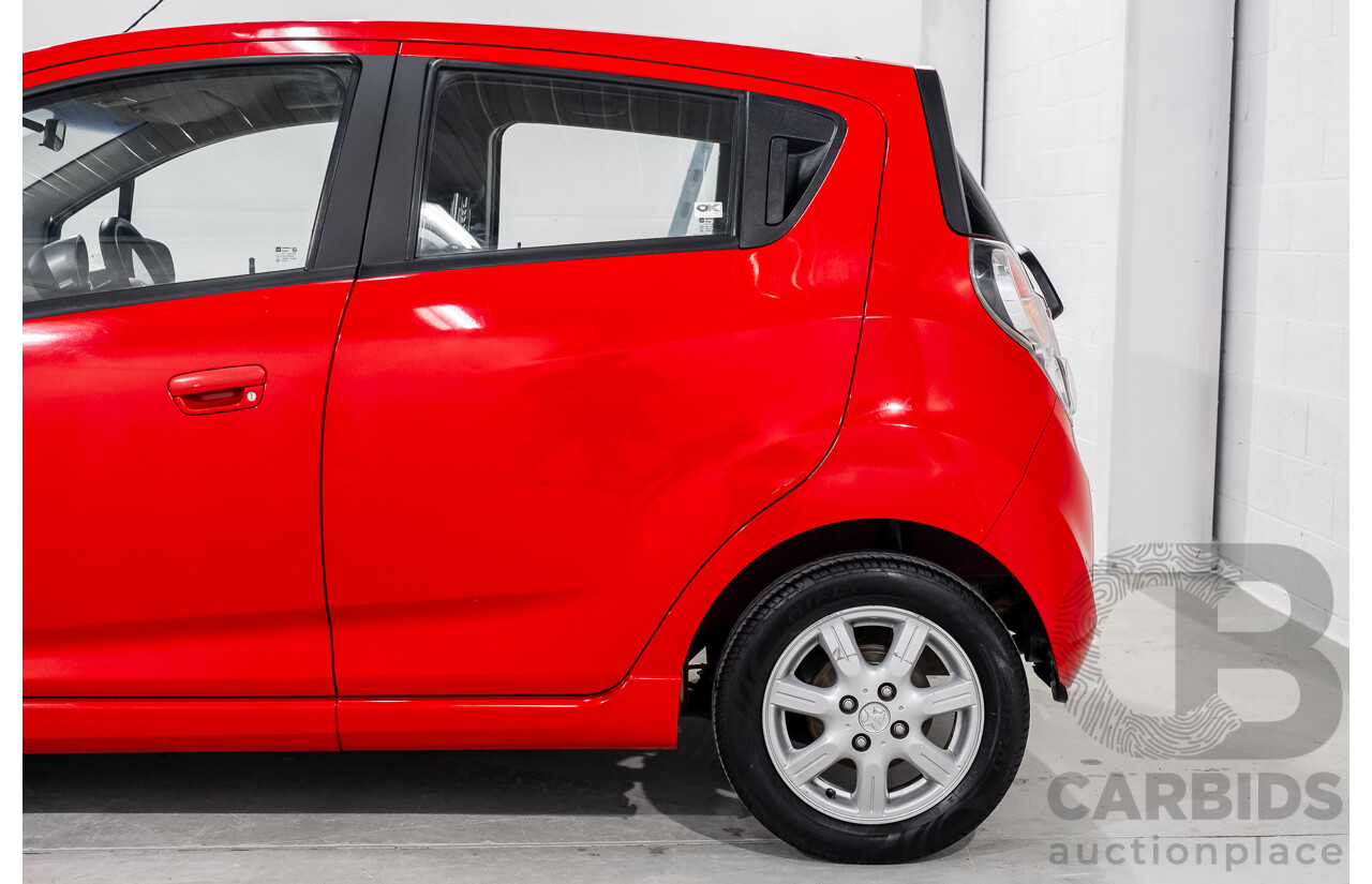 11/2010 Holden Barina Spark CD MJ 5d Hatchback Red 1.2L