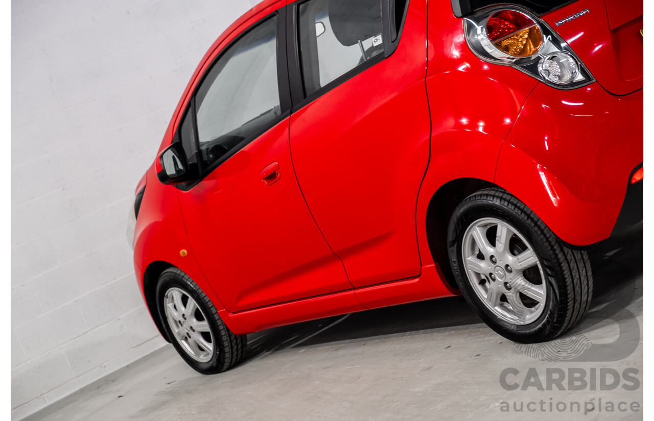 11/2010 Holden Barina Spark CD MJ 5d Hatchback Red 1.2L
