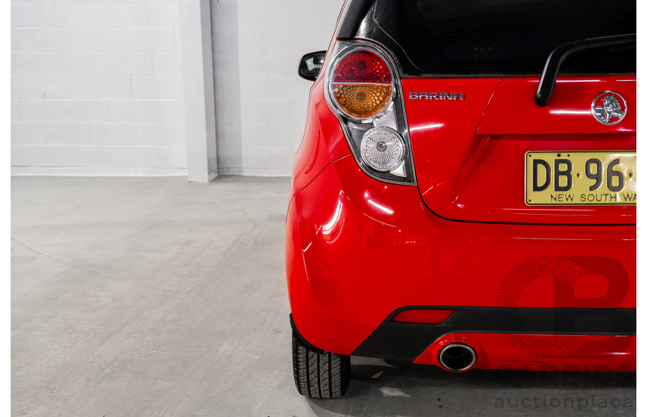 11/2010 Holden Barina Spark CD MJ 5d Hatchback Red 1.2L