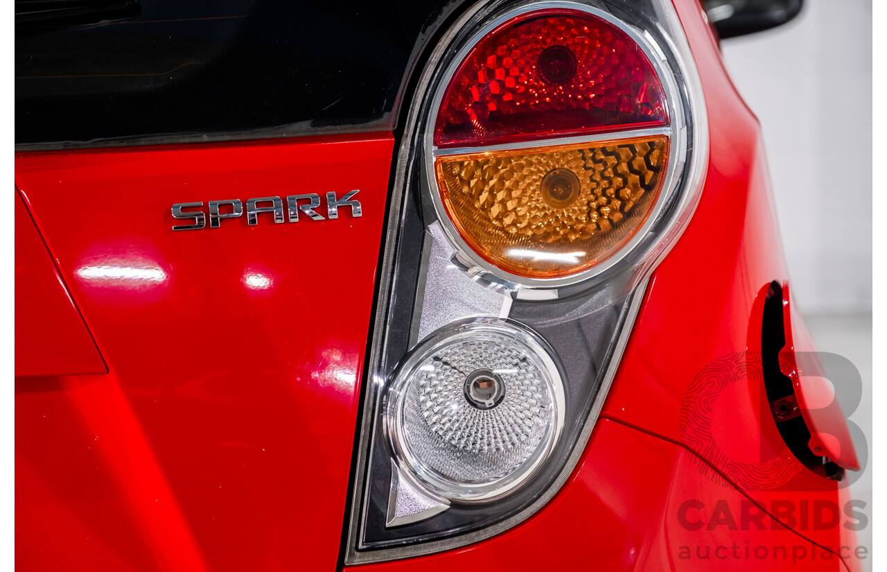 11/2010 Holden Barina Spark CD MJ 5d Hatchback Red 1.2L