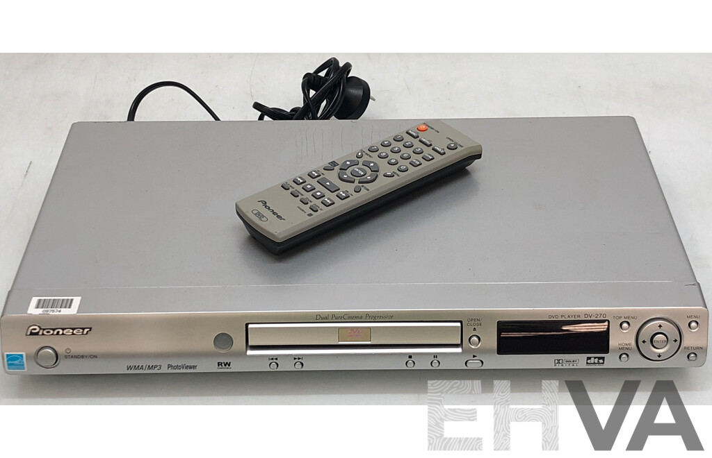 Pioneer DV-270 DVD Player with Remote Control