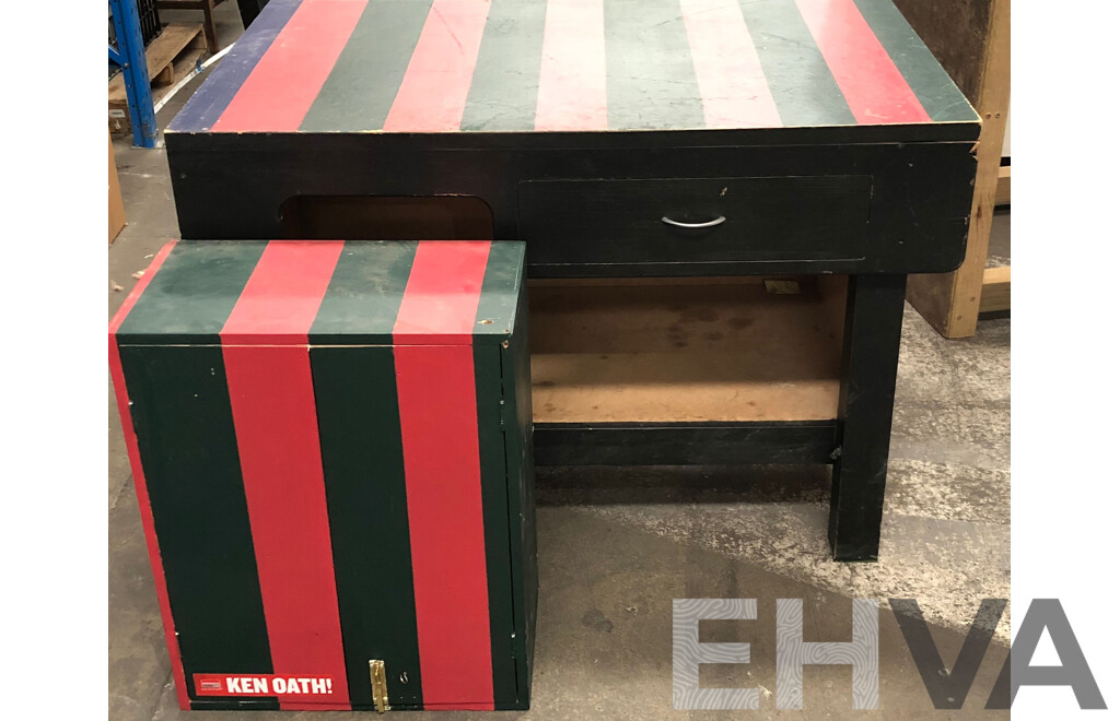 Custom Built Workbench and Tool Cabinet