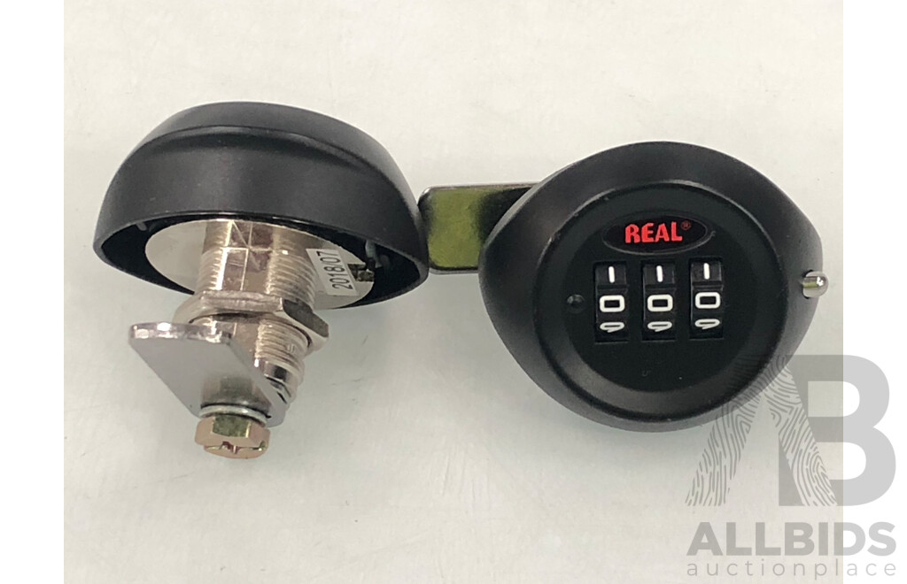 Real Three Dial Letterbox Combination Locks - Lot of 35 - New