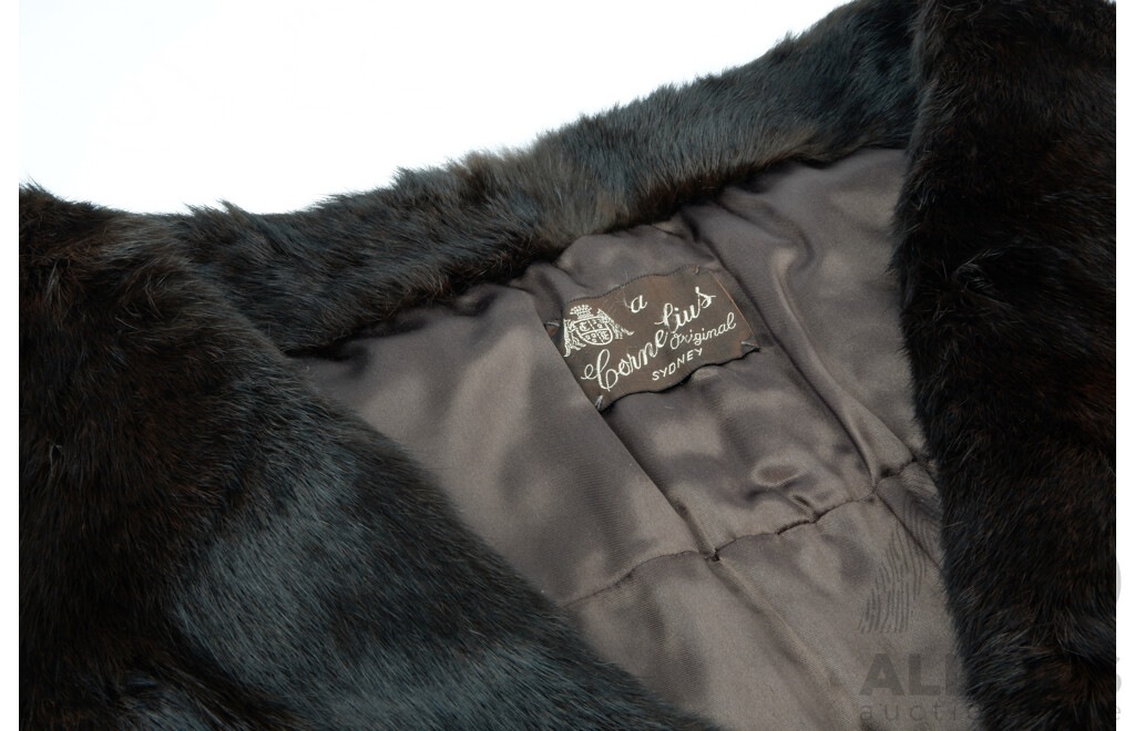 Vintage Cornelius Furs Sydney Mink Stole in Original Box