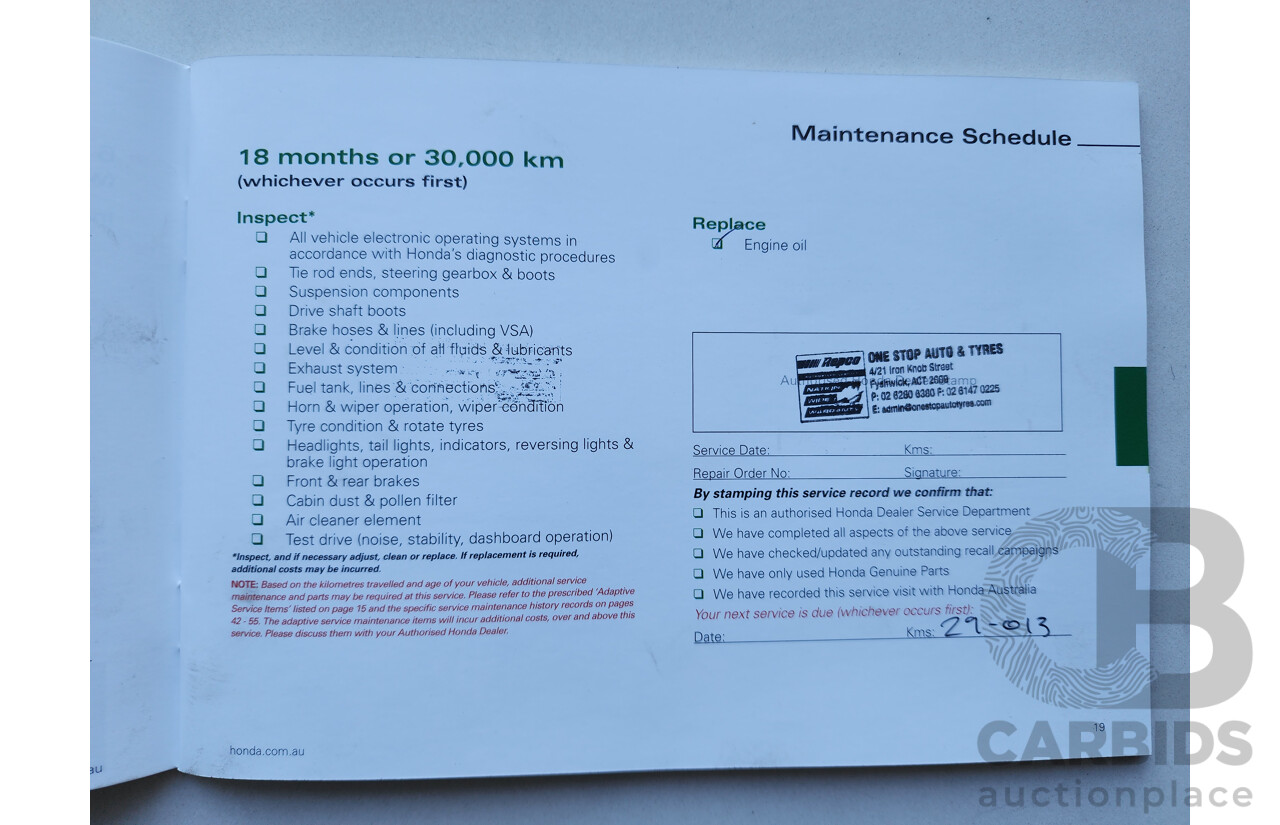 10/2016 Honda Jazz VTi FWD GK MY16 5D Hatchback White 1.5L