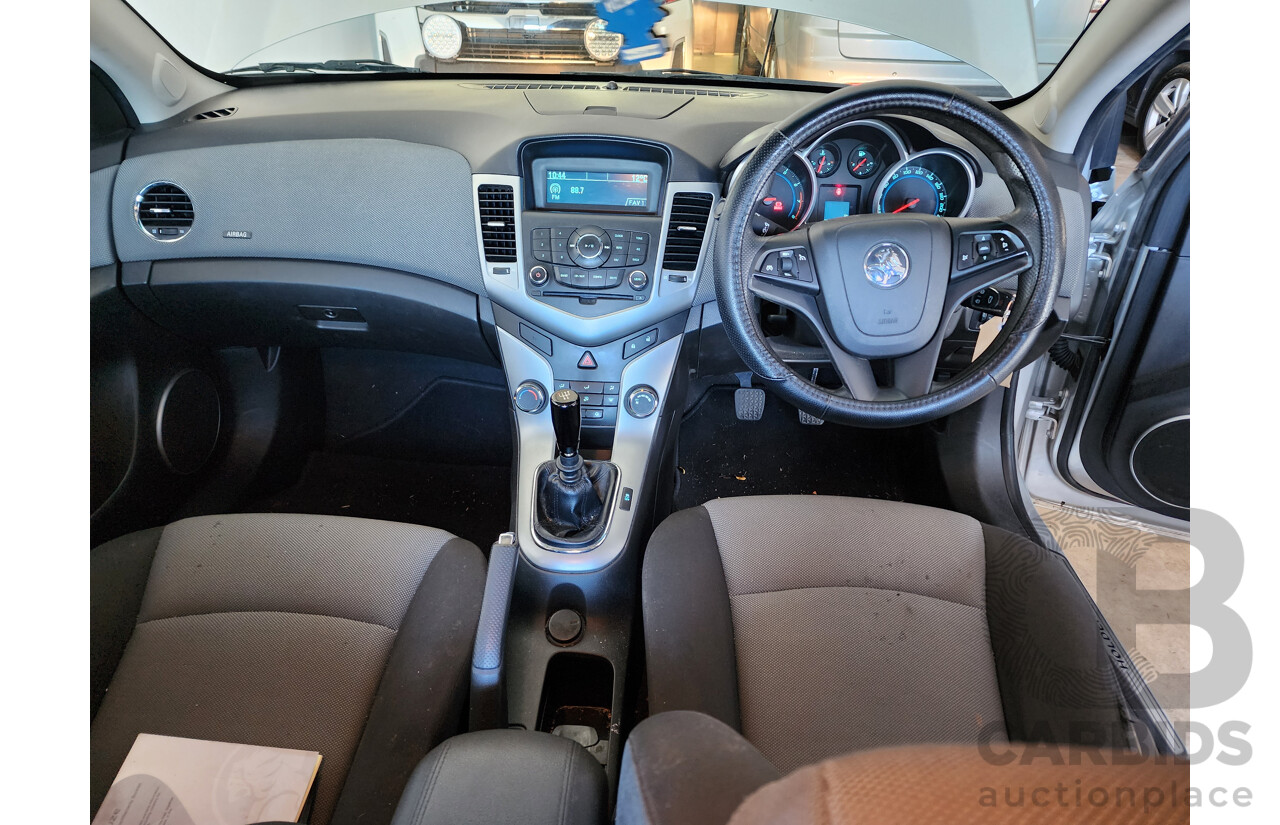08/2010 Holden Cruze CD FWD JG 4D Sedan Silver 1.8L