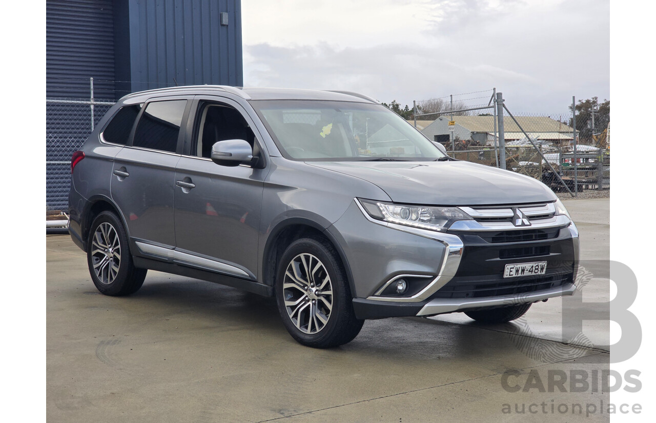 10/2015 Mitsubishi Outlander LS (4x2) ZK MY16 4d Wagon Titanium Metallic Grey 2.0L