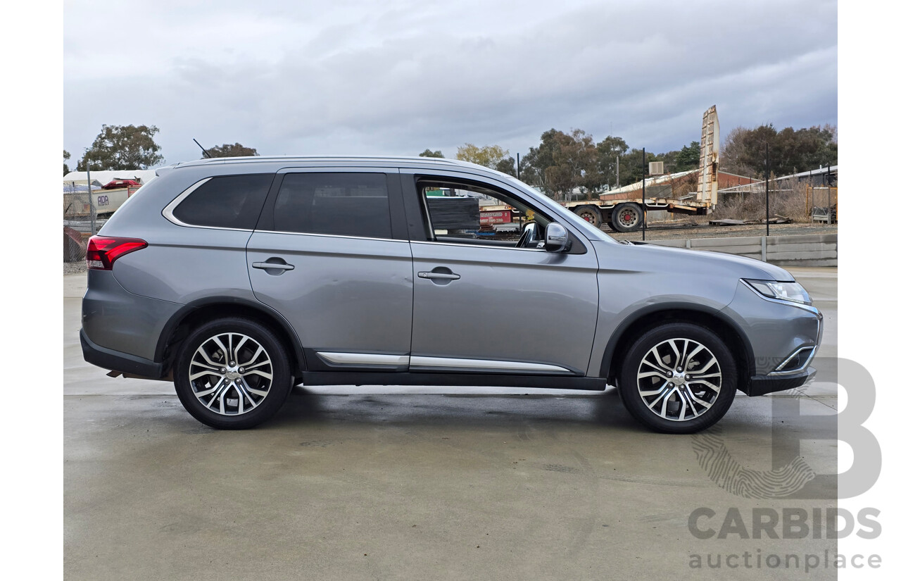 10/2015 Mitsubishi Outlander LS (4x2) ZK MY16 4d Wagon Titanium Metallic Grey 2.0L