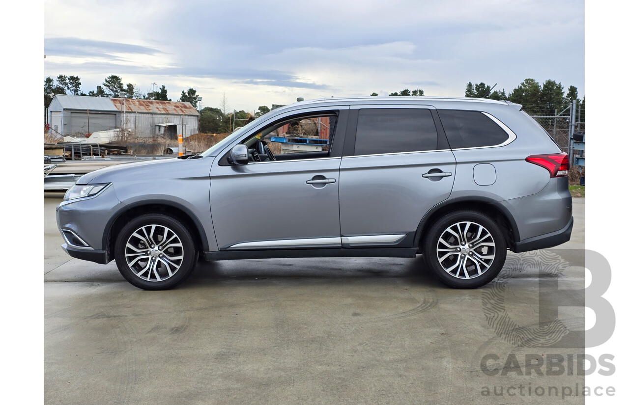 10/2015 Mitsubishi Outlander LS (4x2) ZK MY16 4d Wagon Titanium Metallic Grey 2.0L
