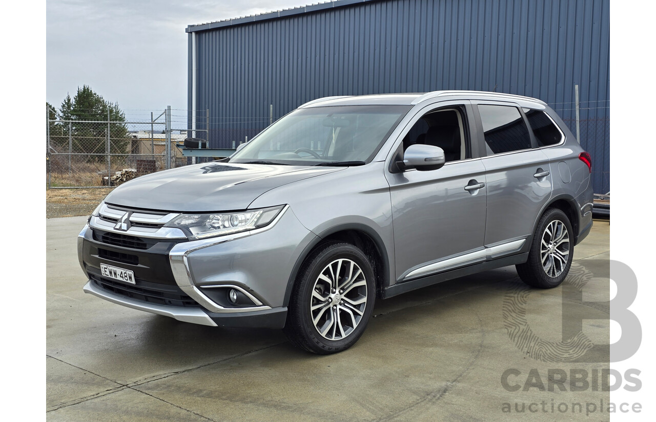 10/2015 Mitsubishi Outlander LS (4x2) ZK MY16 4d Wagon Titanium Metallic Grey 2.0L