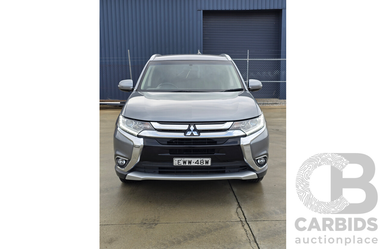 10/2015 Mitsubishi Outlander LS (4x2) ZK MY16 4d Wagon Titanium Metallic Grey 2.0L
