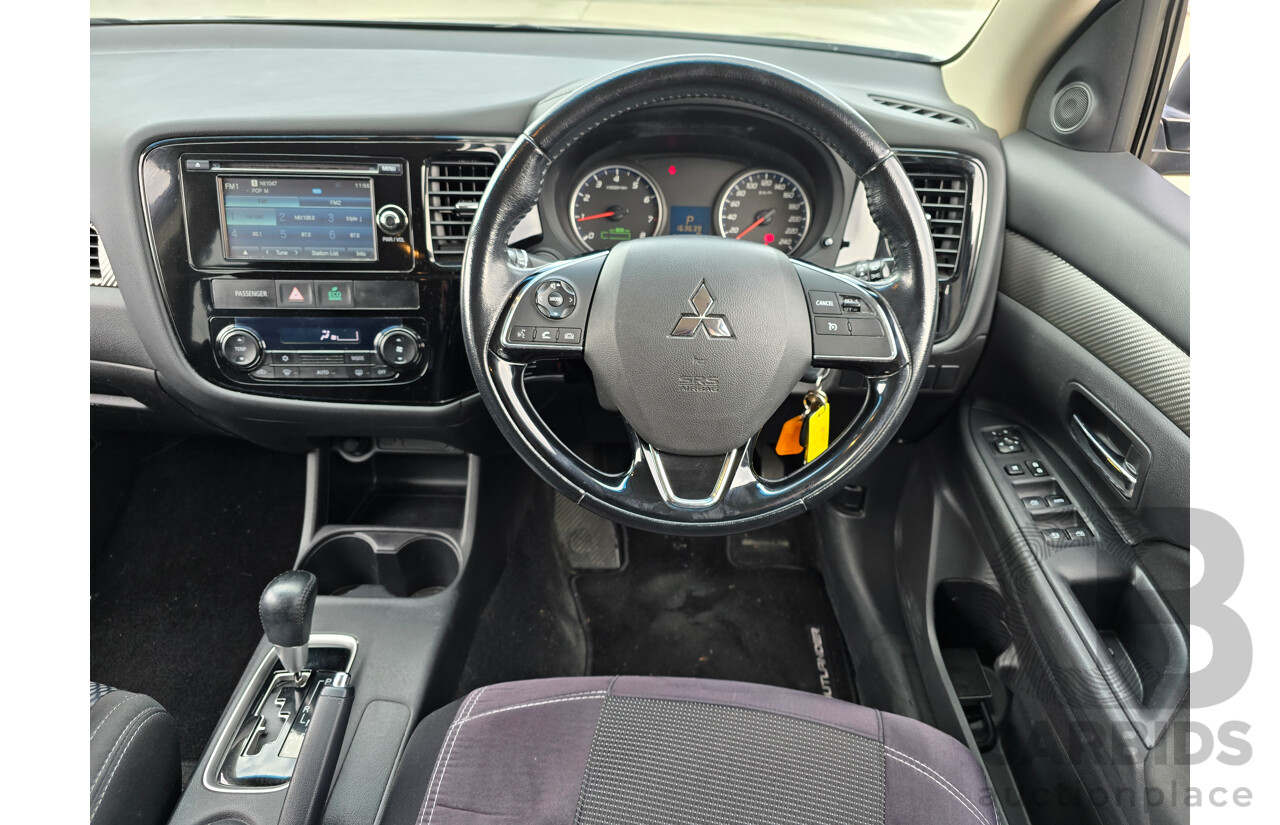 10/2015 Mitsubishi Outlander LS (4x2) ZK MY16 4d Wagon Titanium Metallic Grey 2.0L