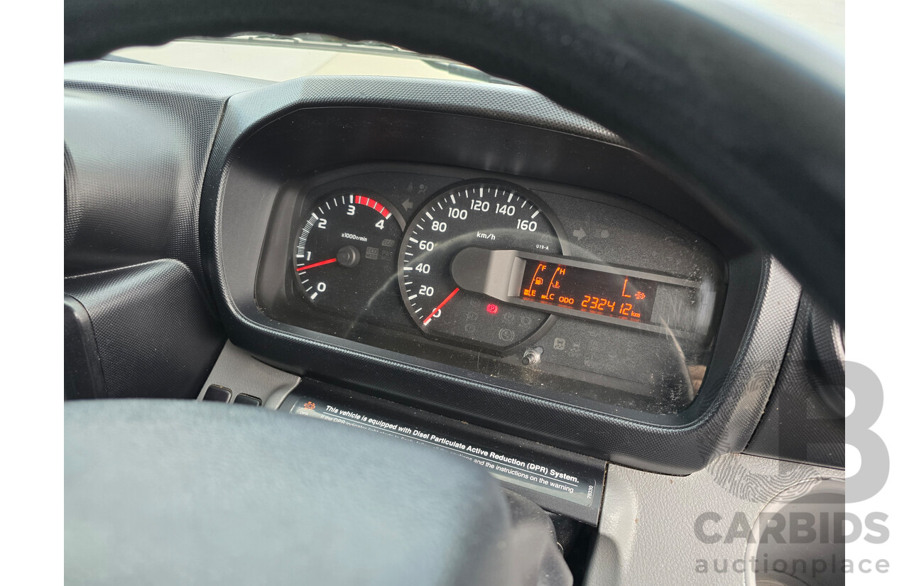 10/2013 Hino 300 Series 616 Series 2 (4x2) Trayback Truck 2d Cab Chassis White Turbo Diesel 4.0L