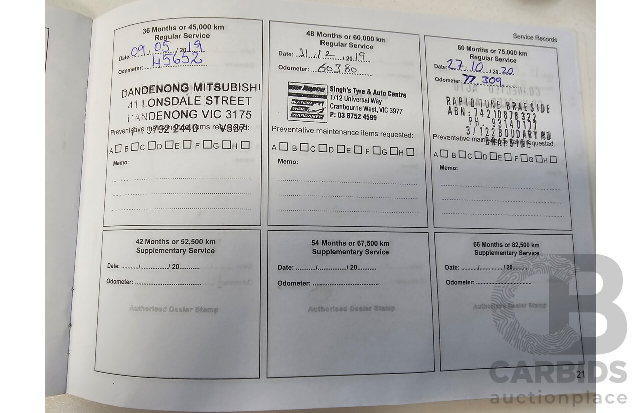 2/2017 Mitsubishi Triton GLS (4x4) MQ MY16 Dual Cab Utility White Turbo Diesel 2.4L