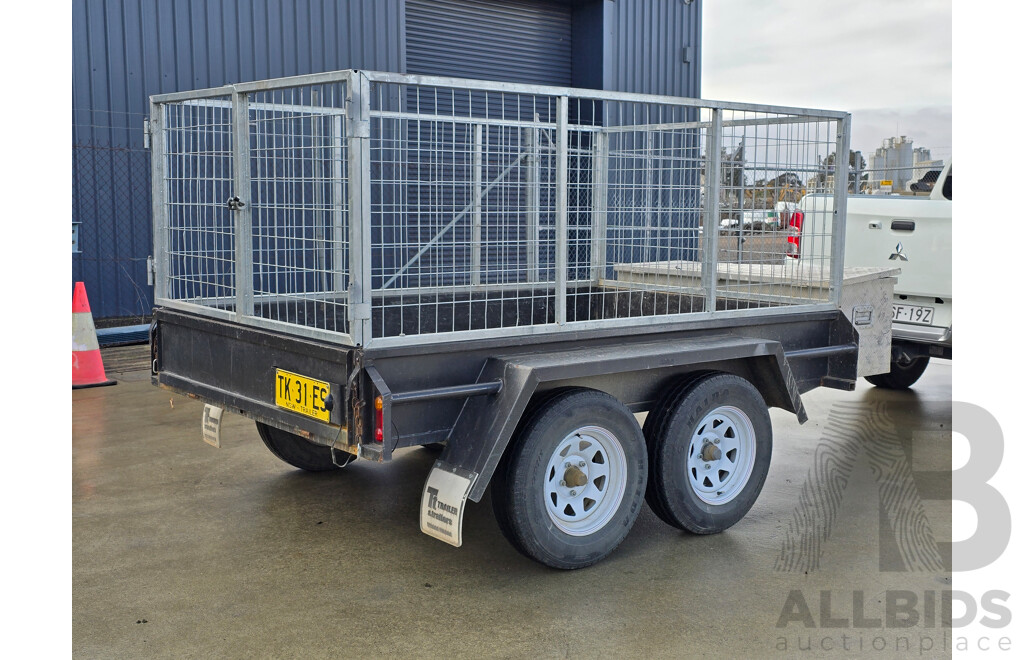 11/2021 Victorian Trailers Dual Axle Caged Box Trailer