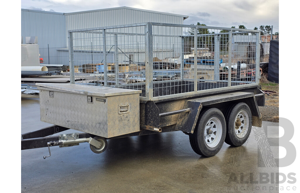 11/2021 Victorian Trailers Dual Axle Caged Box Trailer