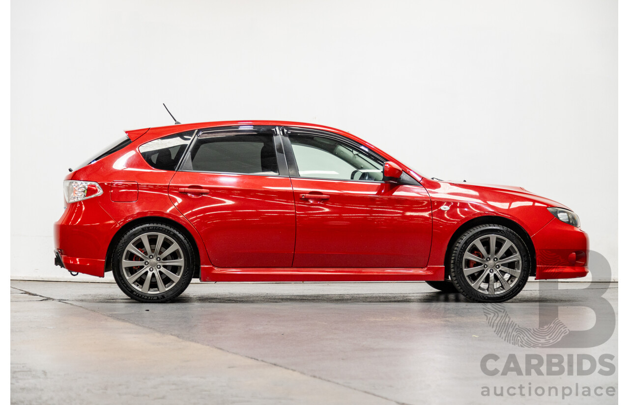 1/2009 Subaru Impreza WRX (AWD) MY09 5d Hatchback Red Turbo 2.5L