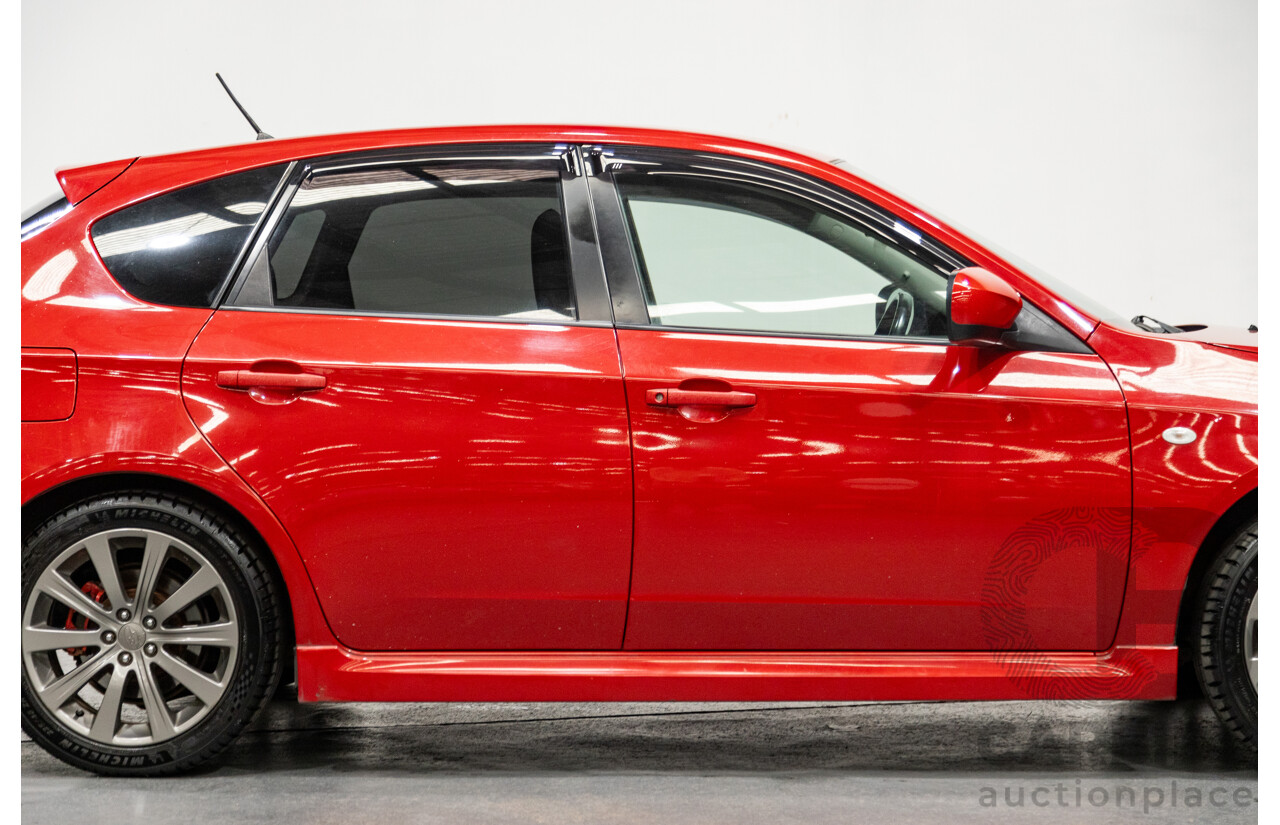 1/2009 Subaru Impreza WRX (AWD) MY09 5d Hatchback Red Turbo 2.5L