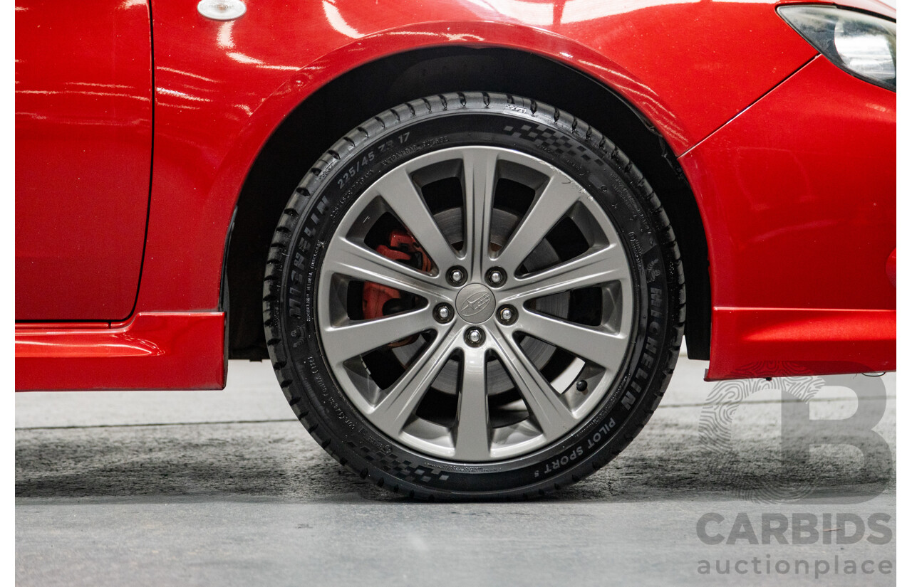 1/2009 Subaru Impreza WRX (AWD) MY09 5d Hatchback Red Turbo 2.5L