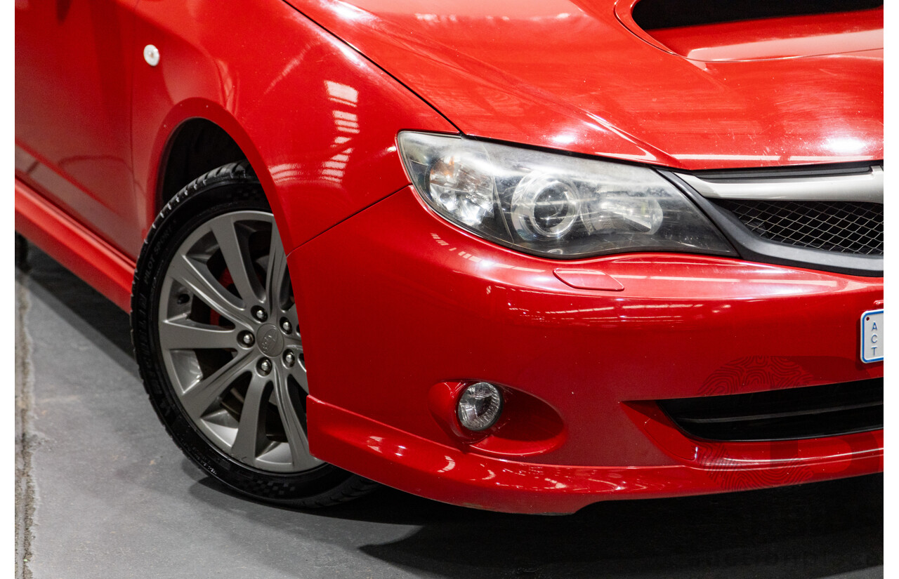 1/2009 Subaru Impreza WRX (AWD) MY09 5d Hatchback Red Turbo 2.5L