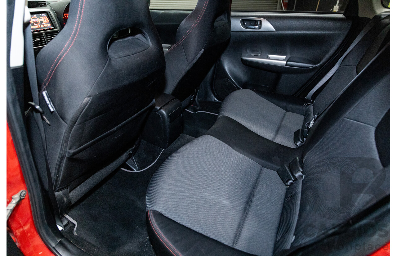 1/2009 Subaru Impreza WRX (AWD) MY09 5d Hatchback Red Turbo 2.5L