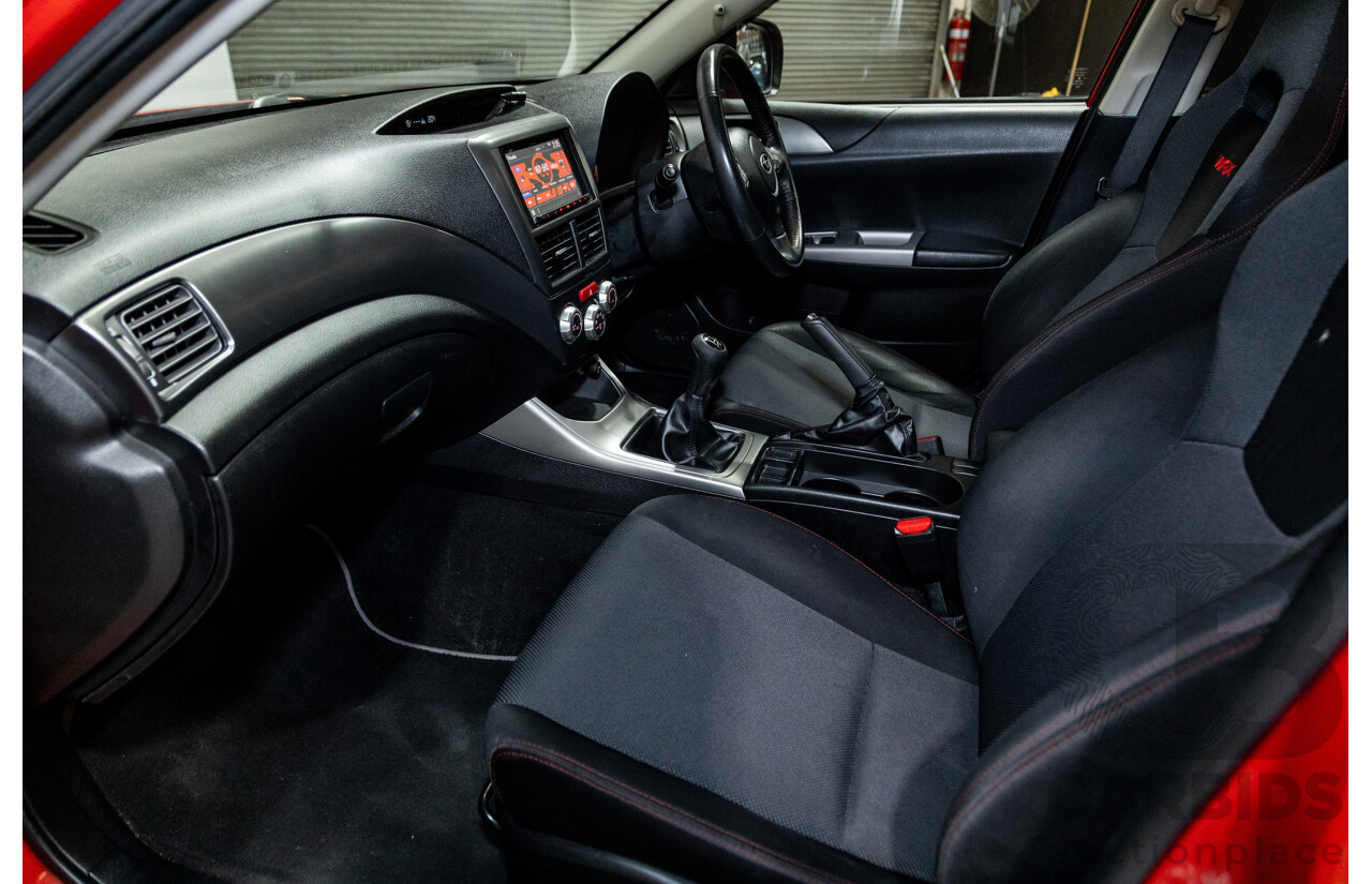 1/2009 Subaru Impreza WRX (AWD) MY09 5d Hatchback Red Turbo 2.5L