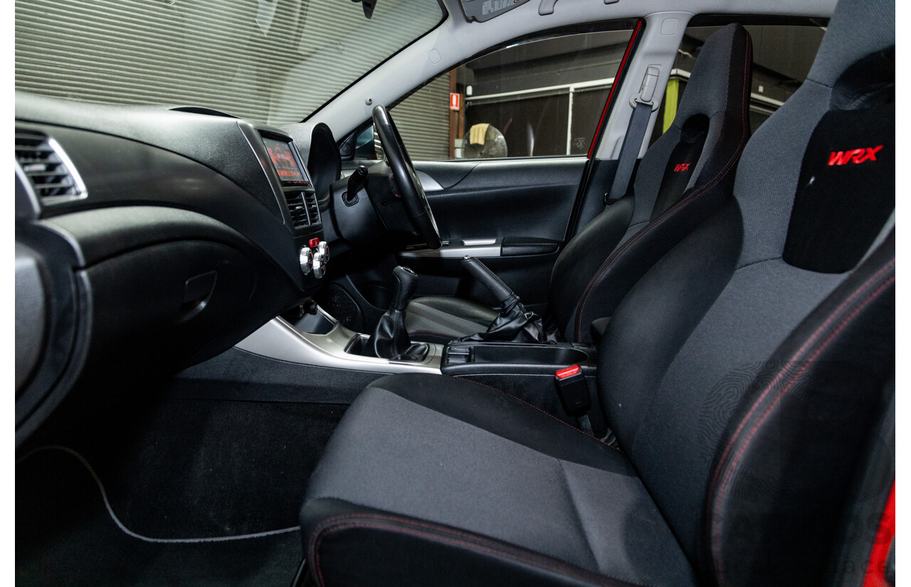 1/2009 Subaru Impreza WRX (AWD) MY09 5d Hatchback Red Turbo 2.5L