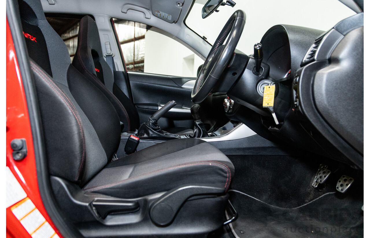 1/2009 Subaru Impreza WRX (AWD) MY09 5d Hatchback Red Turbo 2.5L