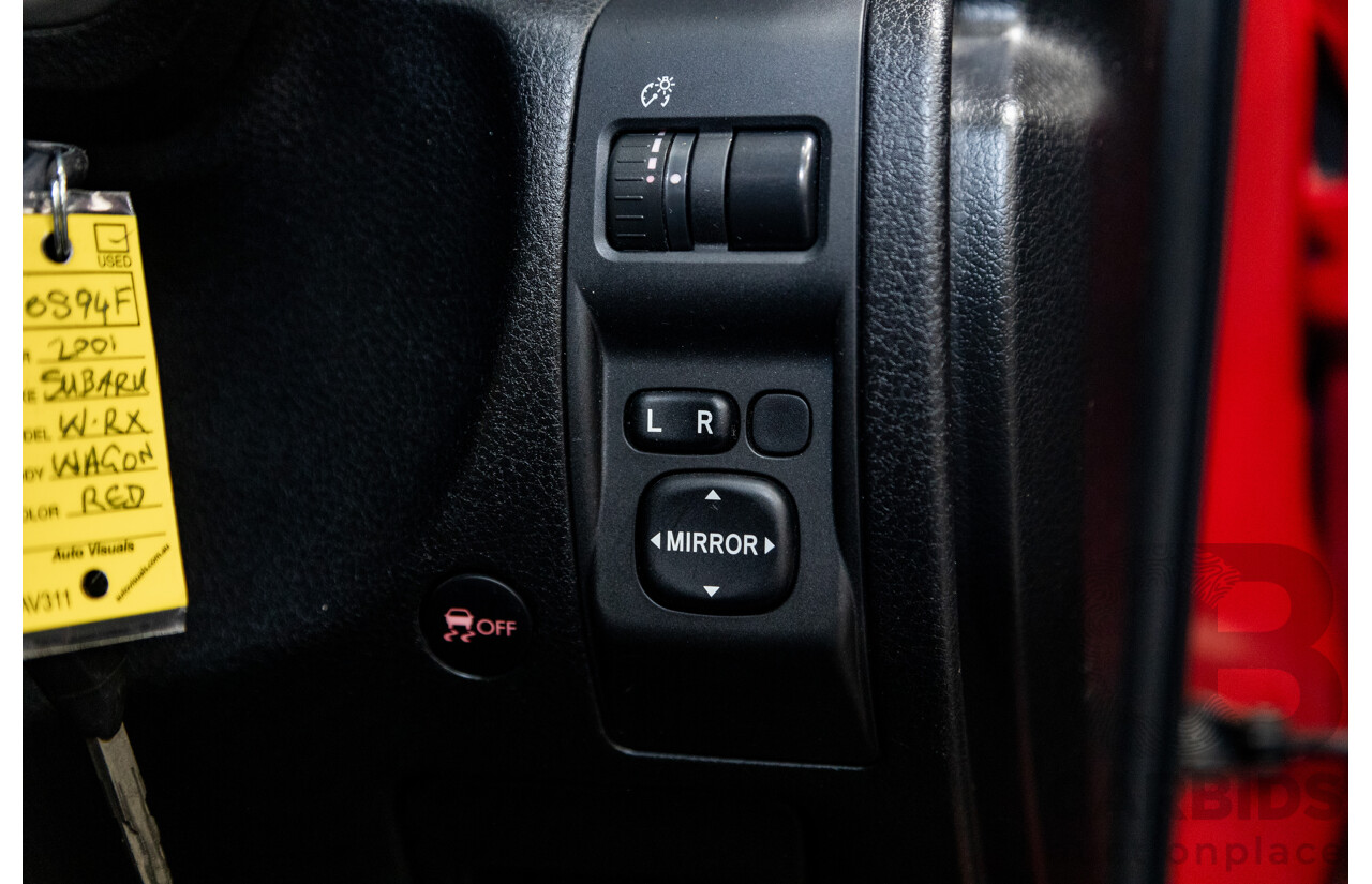 1/2009 Subaru Impreza WRX (AWD) MY09 5d Hatchback Red Turbo 2.5L