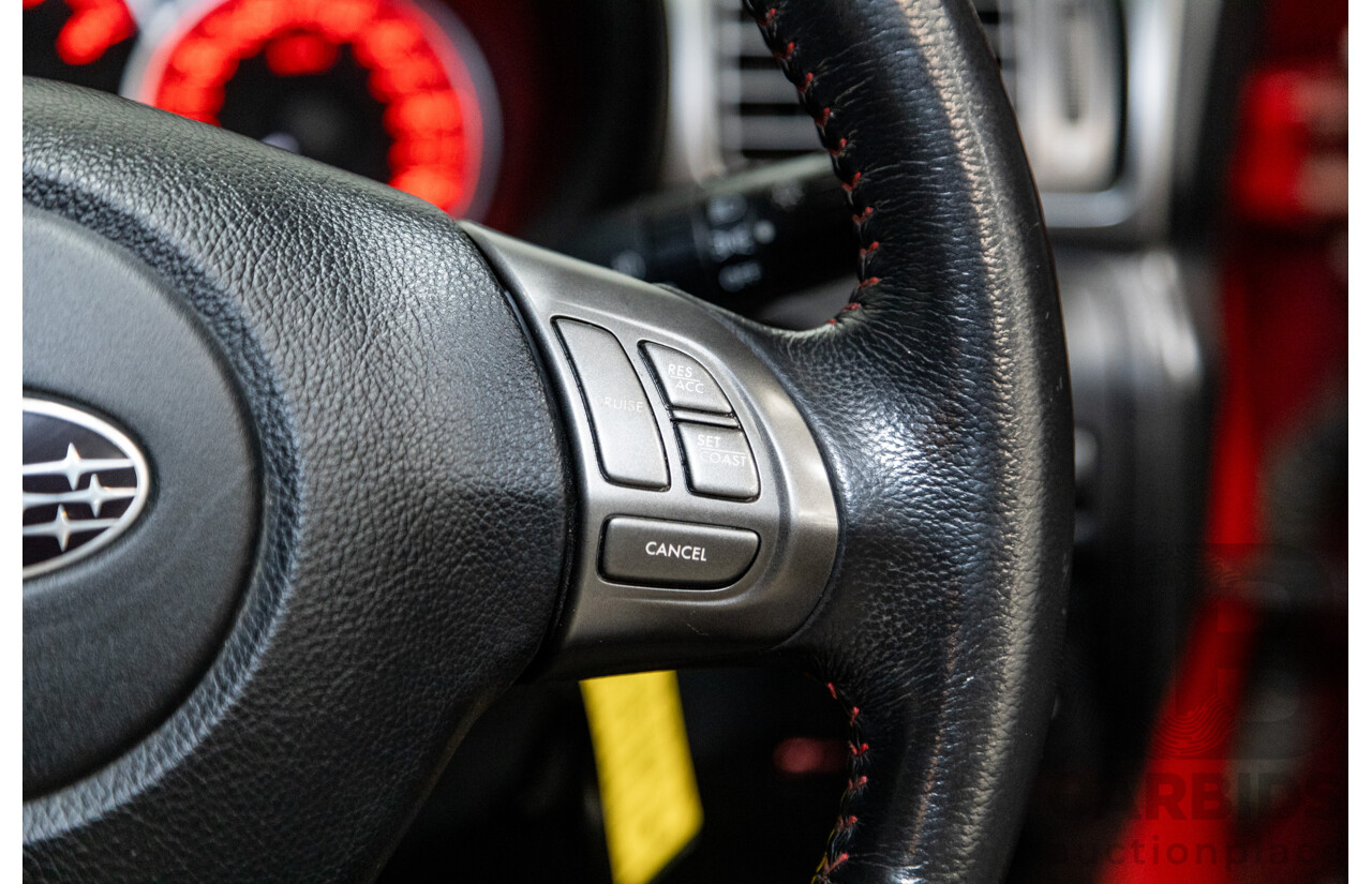 1/2009 Subaru Impreza WRX (AWD) MY09 5d Hatchback Red Turbo 2.5L