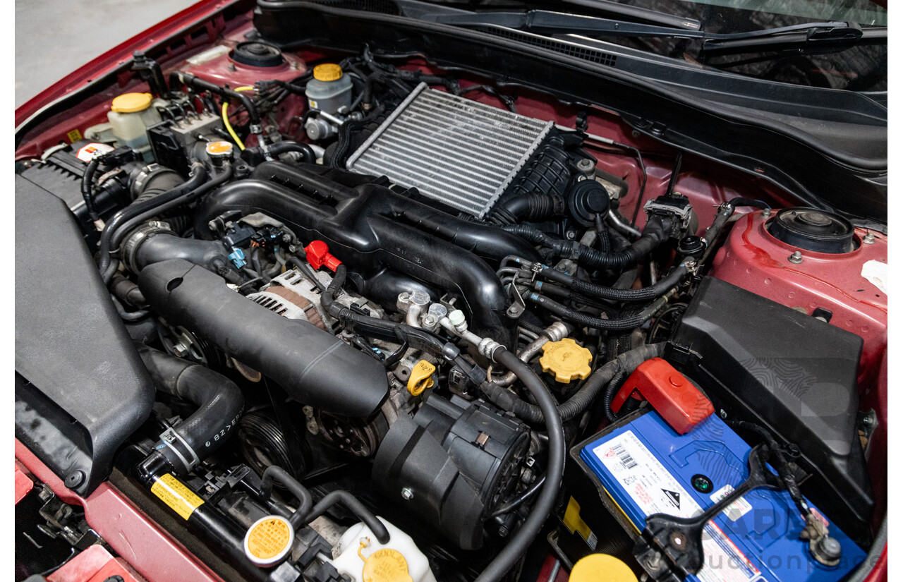 1/2009 Subaru Impreza WRX (AWD) MY09 5d Hatchback Red Turbo 2.5L