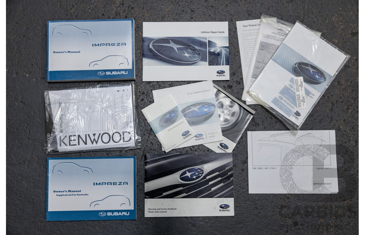 1/2009 Subaru Impreza WRX (AWD) MY09 5d Hatchback Red Turbo 2.5L