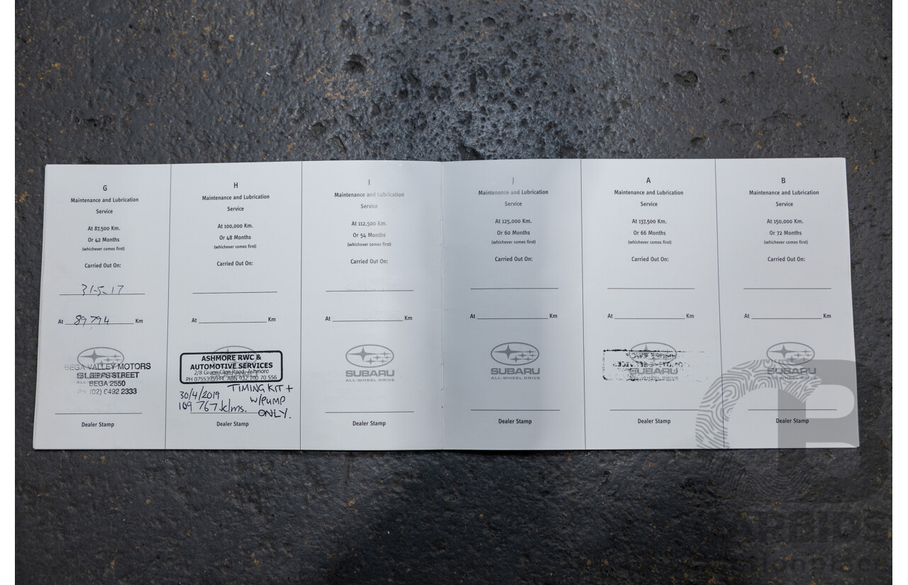 1/2009 Subaru Impreza WRX (AWD) MY09 5d Hatchback Red Turbo 2.5L